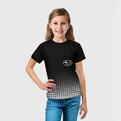 Футболка детская Subaru, цвет: 3D-принт — фото 2
