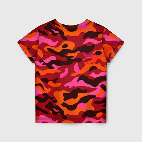 Детская футболка CAMOUFLAGE RED / 3D-принт – фото 2