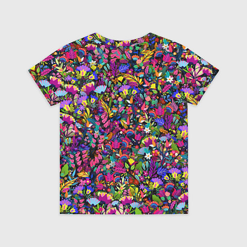 Детская футболка Мистические цветы / 3D-принт – фото 2