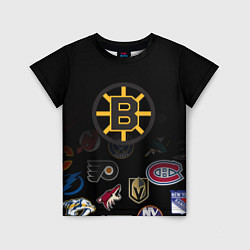 Футболка детская NHL Boston Bruins Z, цвет: 3D-принт
