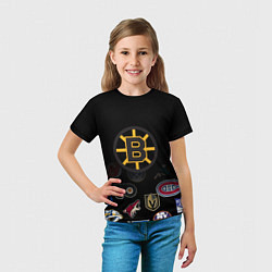 Футболка детская NHL Boston Bruins Z, цвет: 3D-принт — фото 2