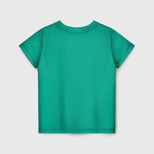 Детская футболка Зеленый / 3D-принт – фото 2