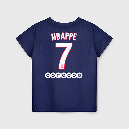 Детская футболка Mbappe home 20-21 / 3D-принт – фото 2