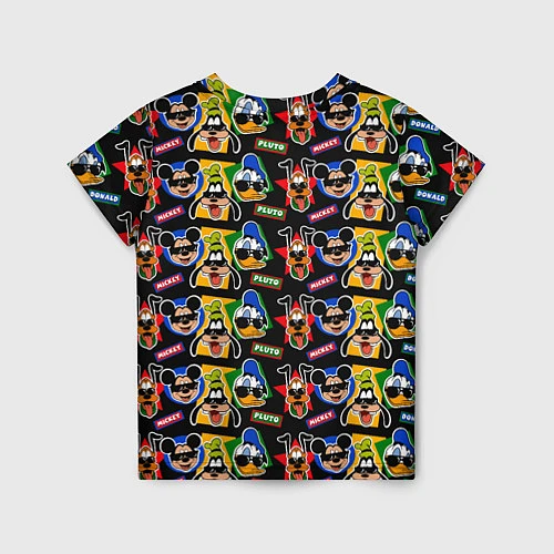 Детская футболка Микки Маус и Гуффи / 3D-принт – фото 2