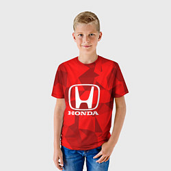 Футболка детская HONDA, цвет: 3D-принт — фото 2