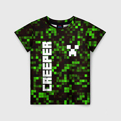 Футболка детская MINECRAFT CREEPER, цвет: 3D-принт