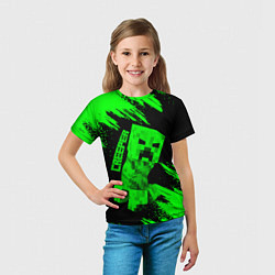 Футболка детская MINECRAFT CREEPER, цвет: 3D-принт — фото 2