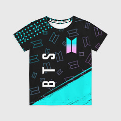 Футболка детская BTS БТС, цвет: 3D-принт