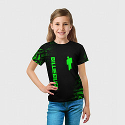 Футболка детская BILLIE EILISH БИЛЛИ АЙЛИШ, цвет: 3D-принт — фото 2