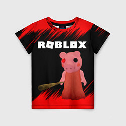 Футболка детская Roblox Piggy, цвет: 3D-принт