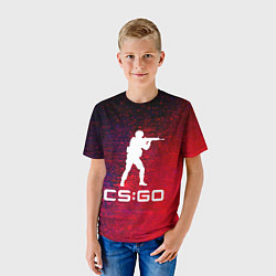 Футболка детская CS GO КС ГО, цвет: 3D-принт — фото 2