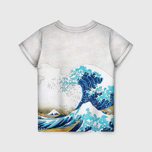 Детская футболка Japanese wave / 3D-принт – фото 2
