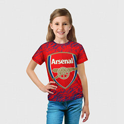 Футболка детская ARSENAL, цвет: 3D-принт — фото 2
