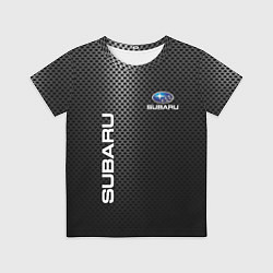 Футболка детская SUBARU, цвет: 3D-принт
