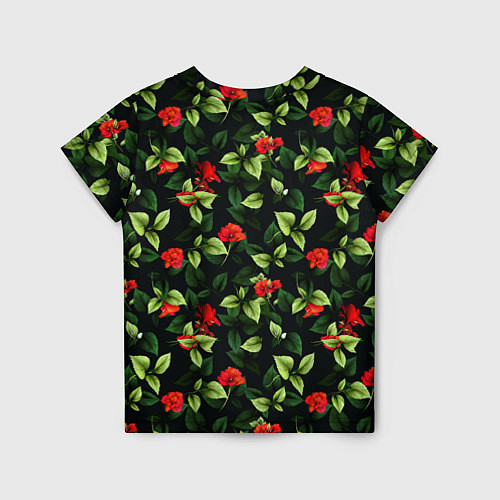 Детская футболка Цветочный сад / 3D-принт – фото 2