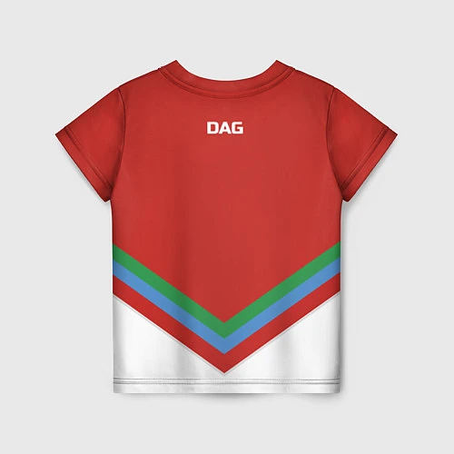 Детская футболка Дагестан / 3D-принт – фото 2