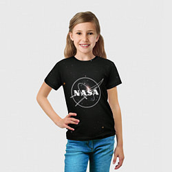 Футболка детская NASA l НАСА S, цвет: 3D-принт — фото 2