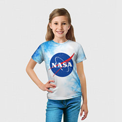 Футболка детская NASA НАСА, цвет: 3D-принт — фото 2