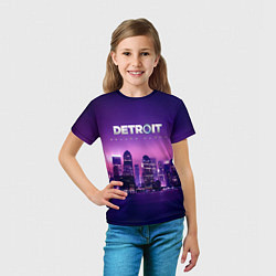 Футболка детская Detroit Become Human S, цвет: 3D-принт — фото 2