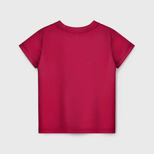 Детская футболка AS Roma Red Design 2122 / 3D-принт – фото 2