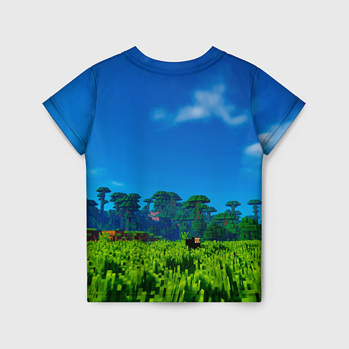 Детская футболка Minecraft Майнкрафт / 3D-принт – фото 2