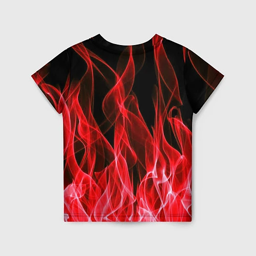 Детская футболка FIRE / 3D-принт – фото 2