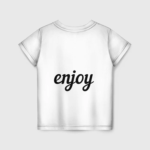 Детская футболка Enjoy / 3D-принт – фото 2