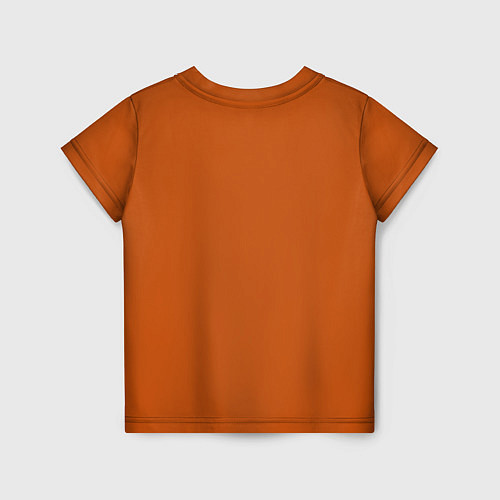 Детская футболка Радуга v6 - оранжевый / 3D-принт – фото 2