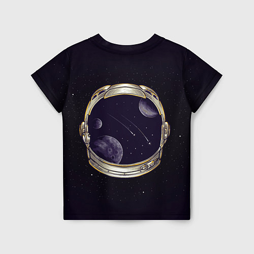 Детская футболка Шлем астронавта / 3D-принт – фото 2