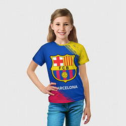 Футболка детская BARCELONA БАРСЕЛОНА, цвет: 3D-принт — фото 2