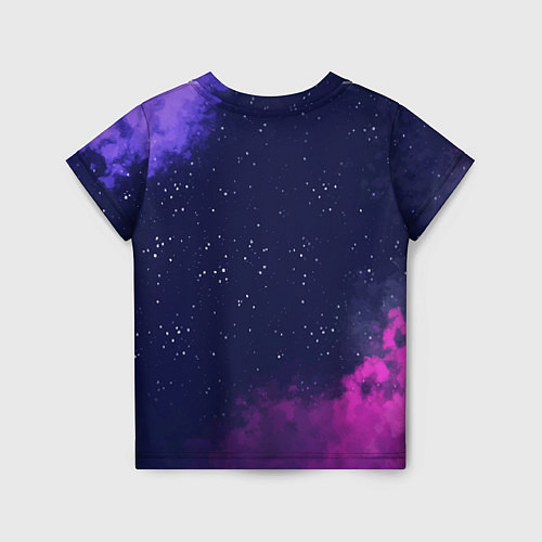 Детская футболка Ламы фортнайт в космосе / 3D-принт – фото 2