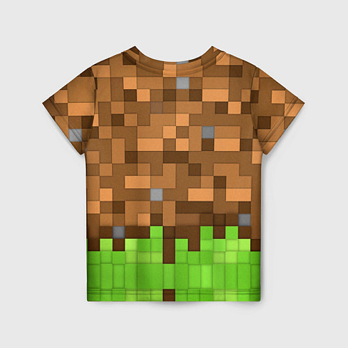 Детская футболка Minecraft logo heroes / 3D-принт – фото 2