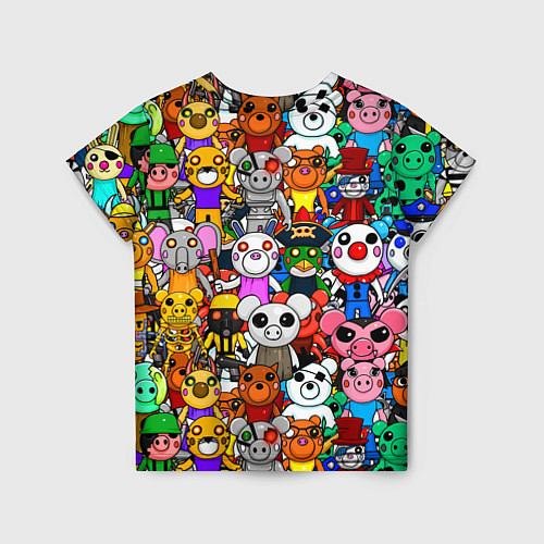 Детская футболка ROBLOX PIGGY / 3D-принт – фото 2