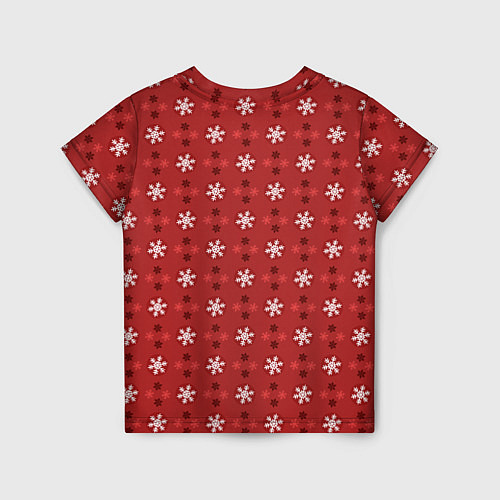 Детская футболка Снежинки / 3D-принт – фото 2