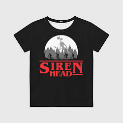 Футболка детская Siren Head, цвет: 3D-принт