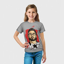 Футболка детская Портрет Мота, цвет: 3D-принт — фото 2