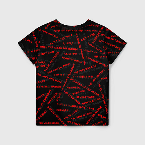 Детская футболка IRON MAIDEN SONGS Z / 3D-принт – фото 2