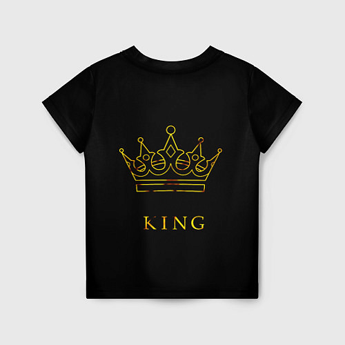 Детская футболка KING / 3D-принт – фото 2