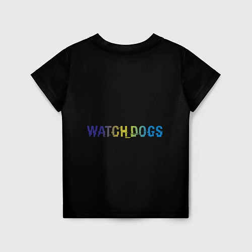 Детская футболка Watch Dogs logo / 3D-принт – фото 2
