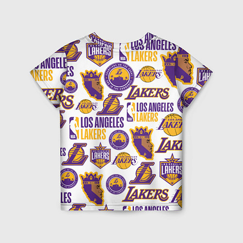 Детская футболка LAKERS LOGO / 3D-принт – фото 2