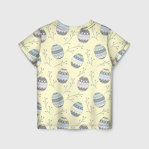 Детская футболка Пасхальные яйца / 3D-принт – фото 2