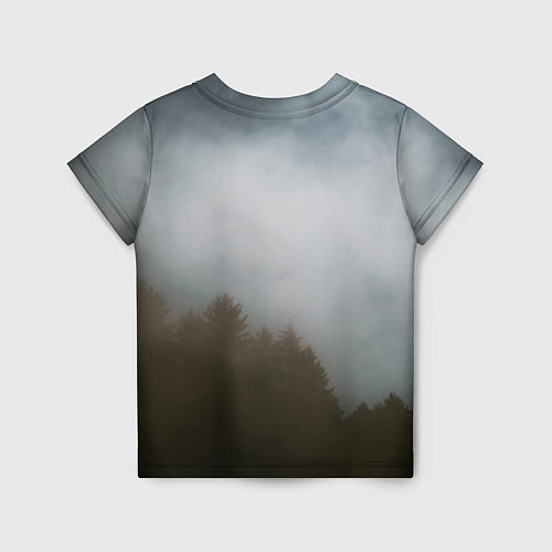 Детская футболка Орёл над лесом / 3D-принт – фото 2