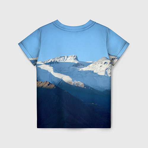 Детская футболка Снежные горы / 3D-принт – фото 2
