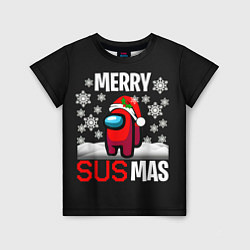 Футболка детская Merry Sus Mas, цвет: 3D-принт