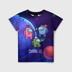 Детская футболка Among Us Space