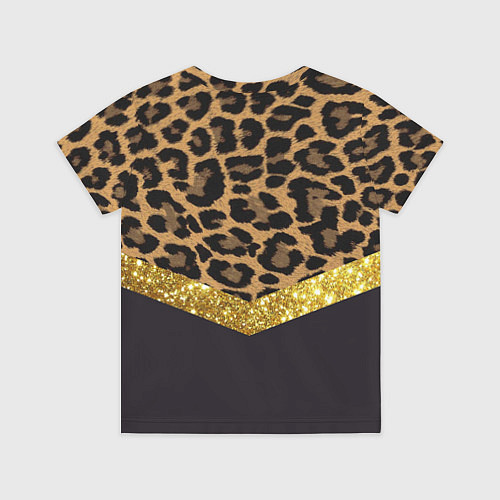 Детская футболка Леопардовый принт / 3D-принт – фото 2