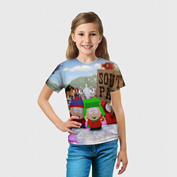 Футболка детская Южный Парк South Park, цвет: 3D-принт — фото 2