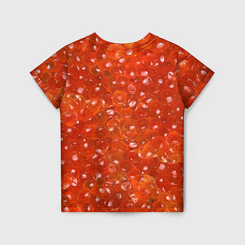 Детская футболка Красная икра / 3D-принт – фото 2