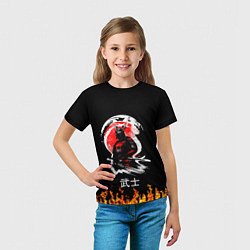 Футболка детская Самурай ??, цвет: 3D-принт — фото 2