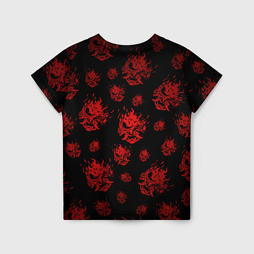 Детская футболка Samurai pattern - красный / 3D-принт – фото 2